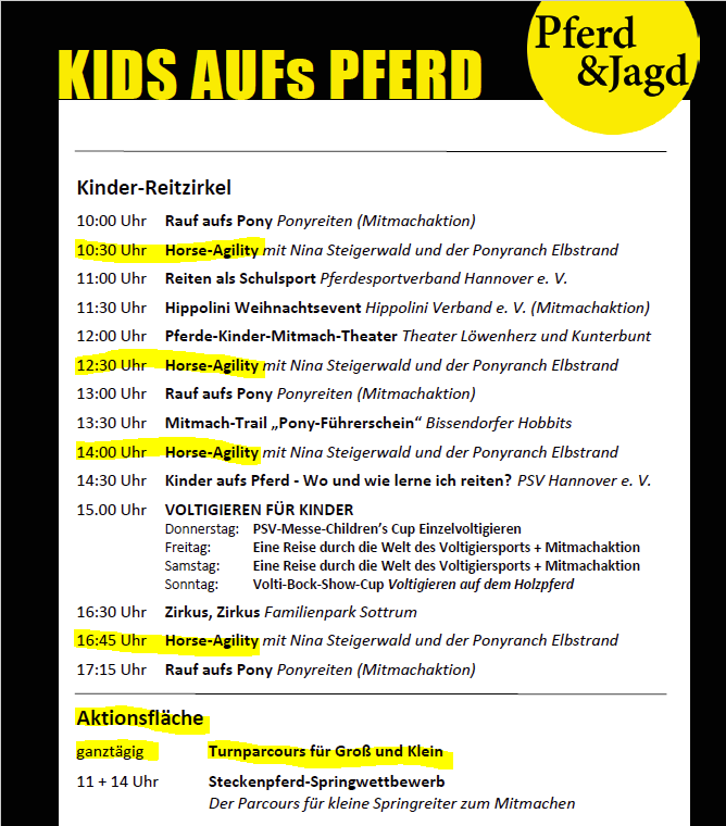 Pferd und Jagd liste