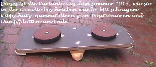 Teller Zweibeinwippe 2013