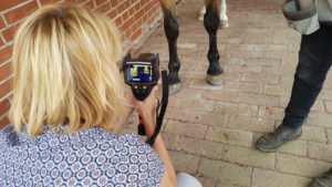 Beke Lichtenberg bei der Aufnahme